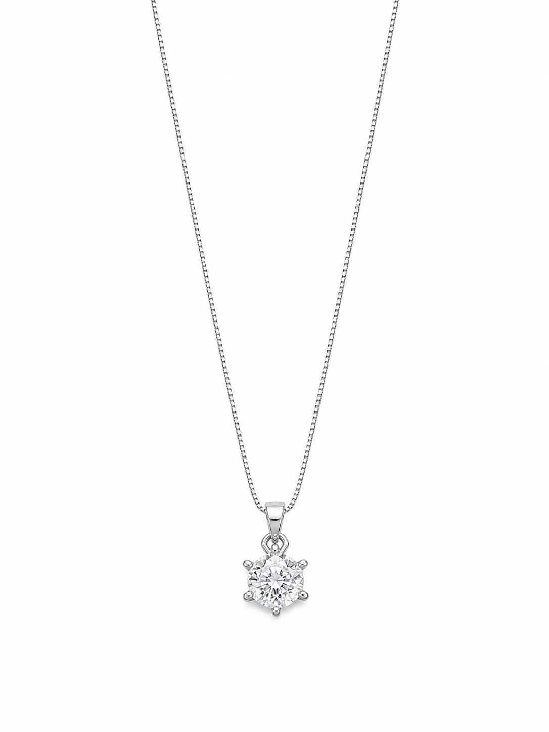 Classic Solitaire Necklace