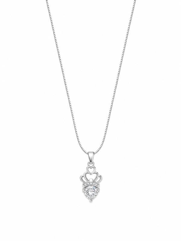 Crowned Heart Necklace