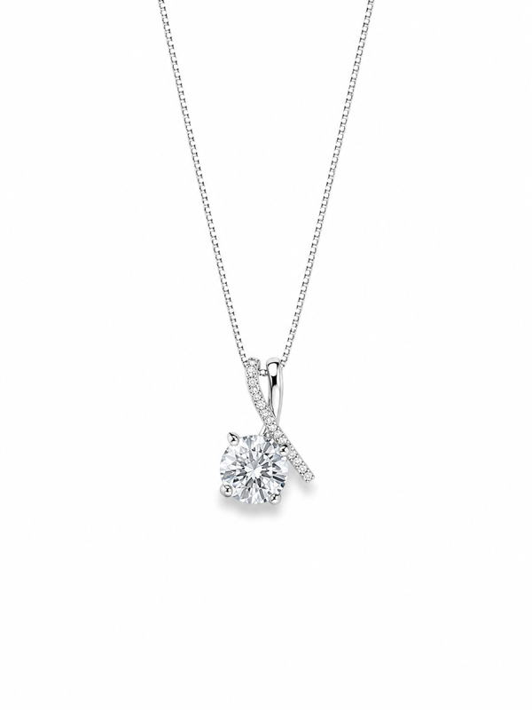 Twisted Solitaire Necklace