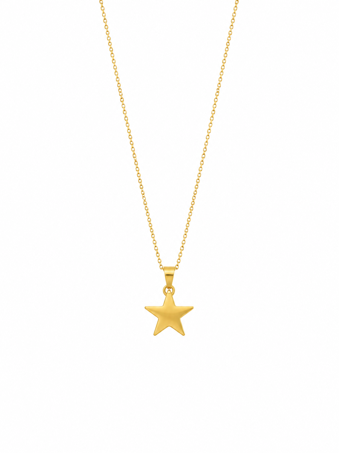 Golden Wish Star Necklace