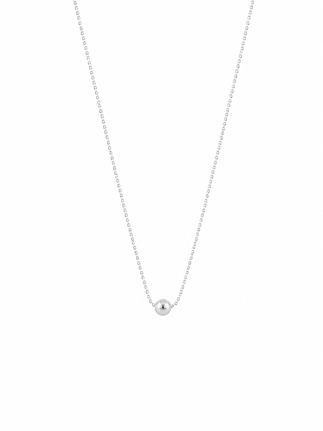 Silver Bead Necklace