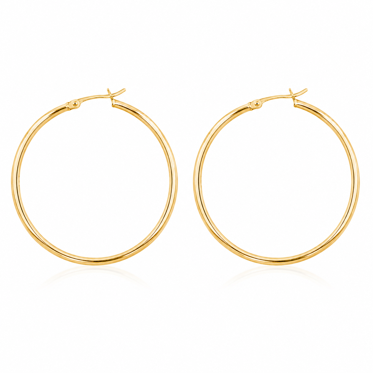 Big Gold Hoop Earrings