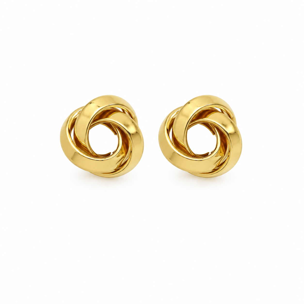 Golden Knot Studs