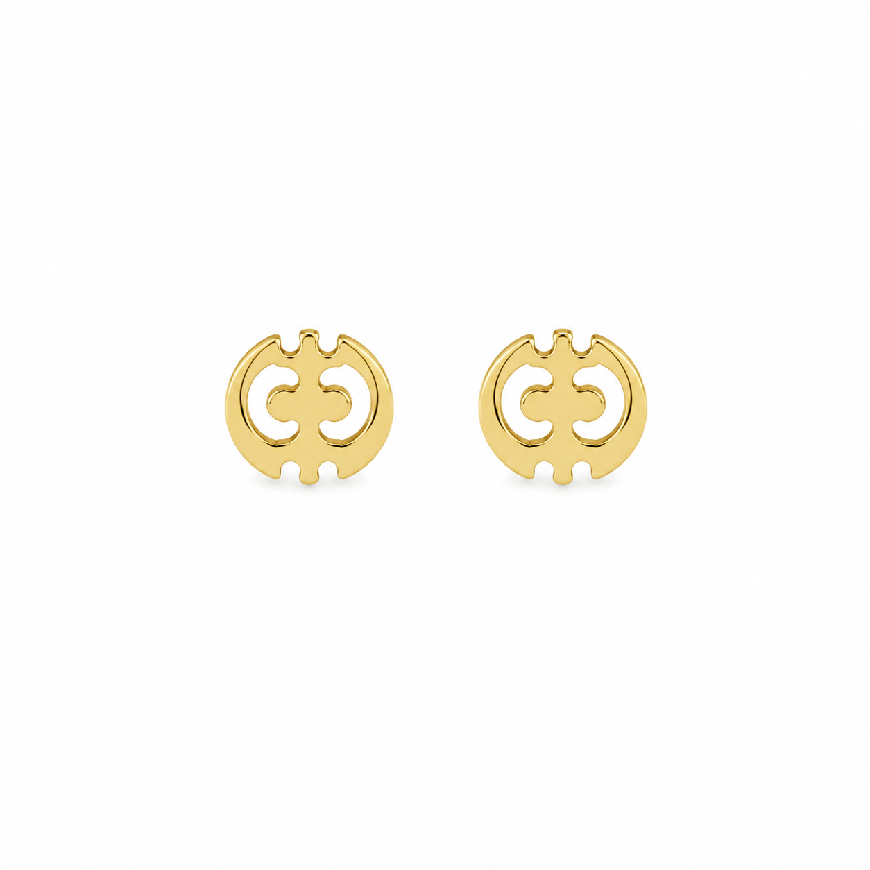 Gye Nyame Stud Earrings