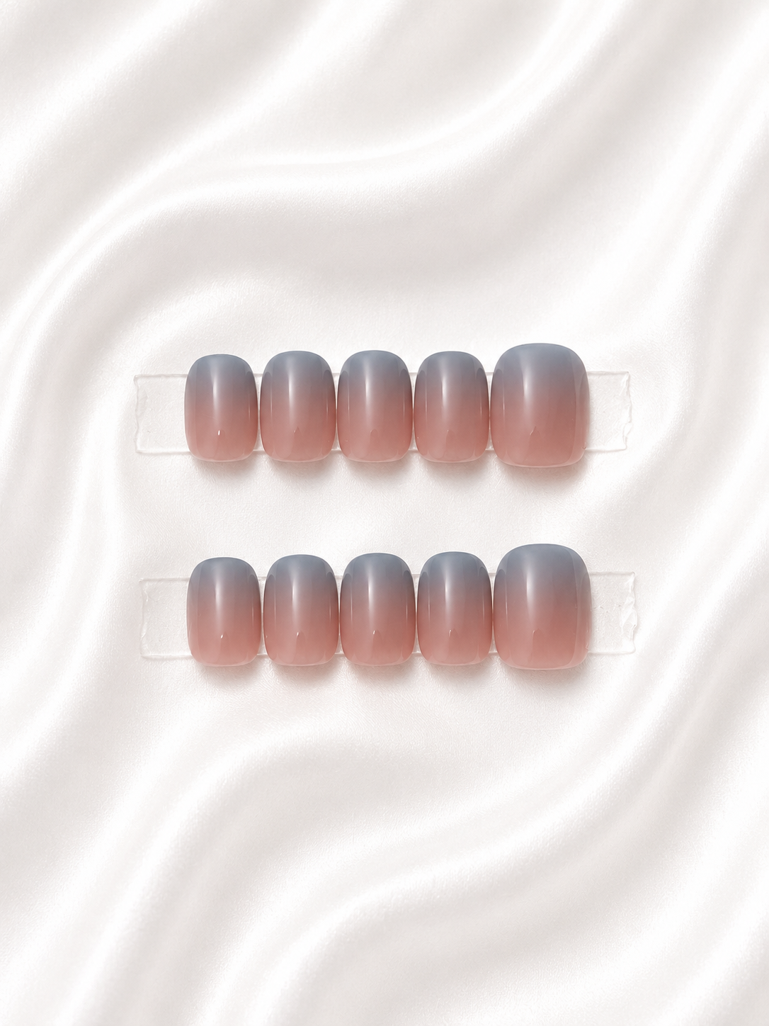 Smoky Blush Ombre Nail Set