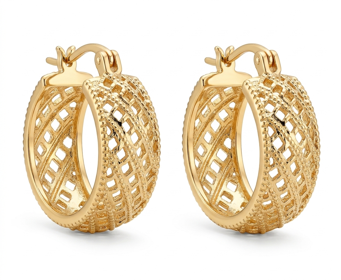 Gold Hoop Earrings